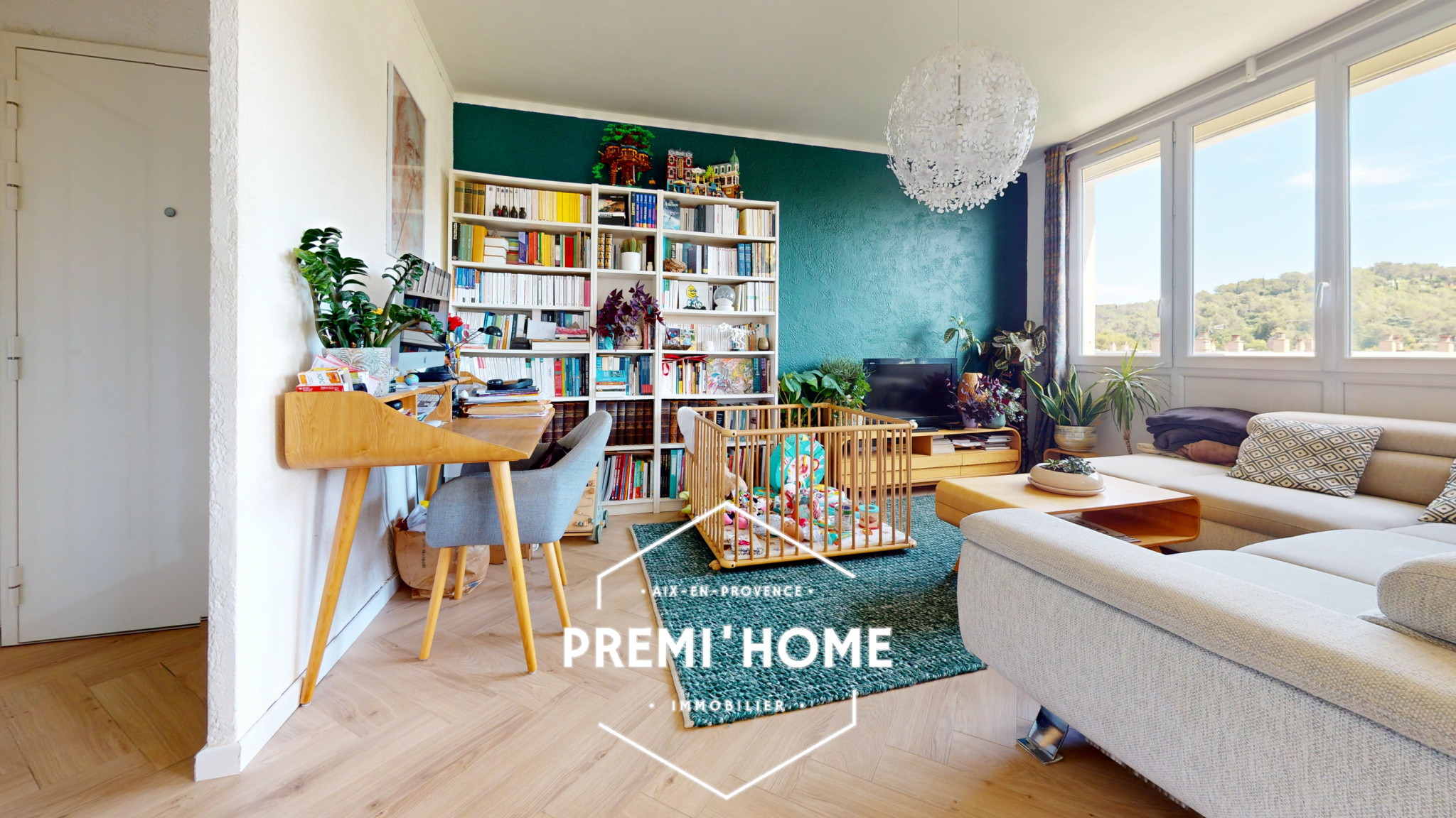 T3/4 A VENDRE DERNIER ETAGE AIX EN PROVENCE QUARTIER EST - Premi'home Agence immobilière Aix En Provence