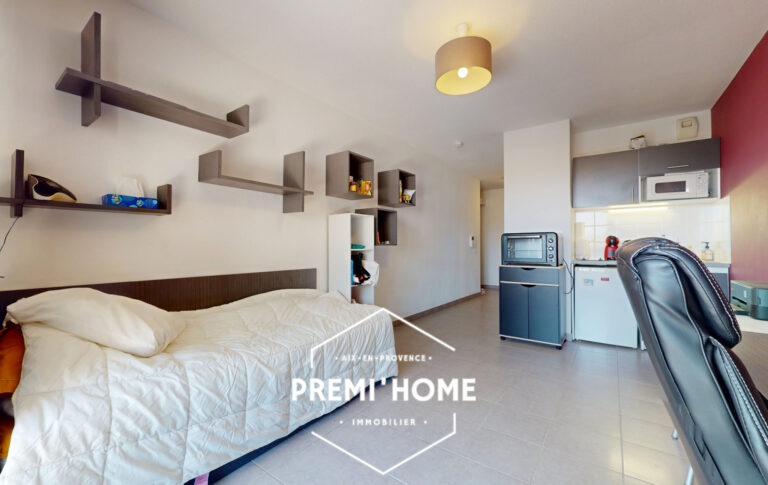 A VENDRE STUDIO LMNP AIX LA NATIVITE - Premi'home Agence immobilière Aix En Provence