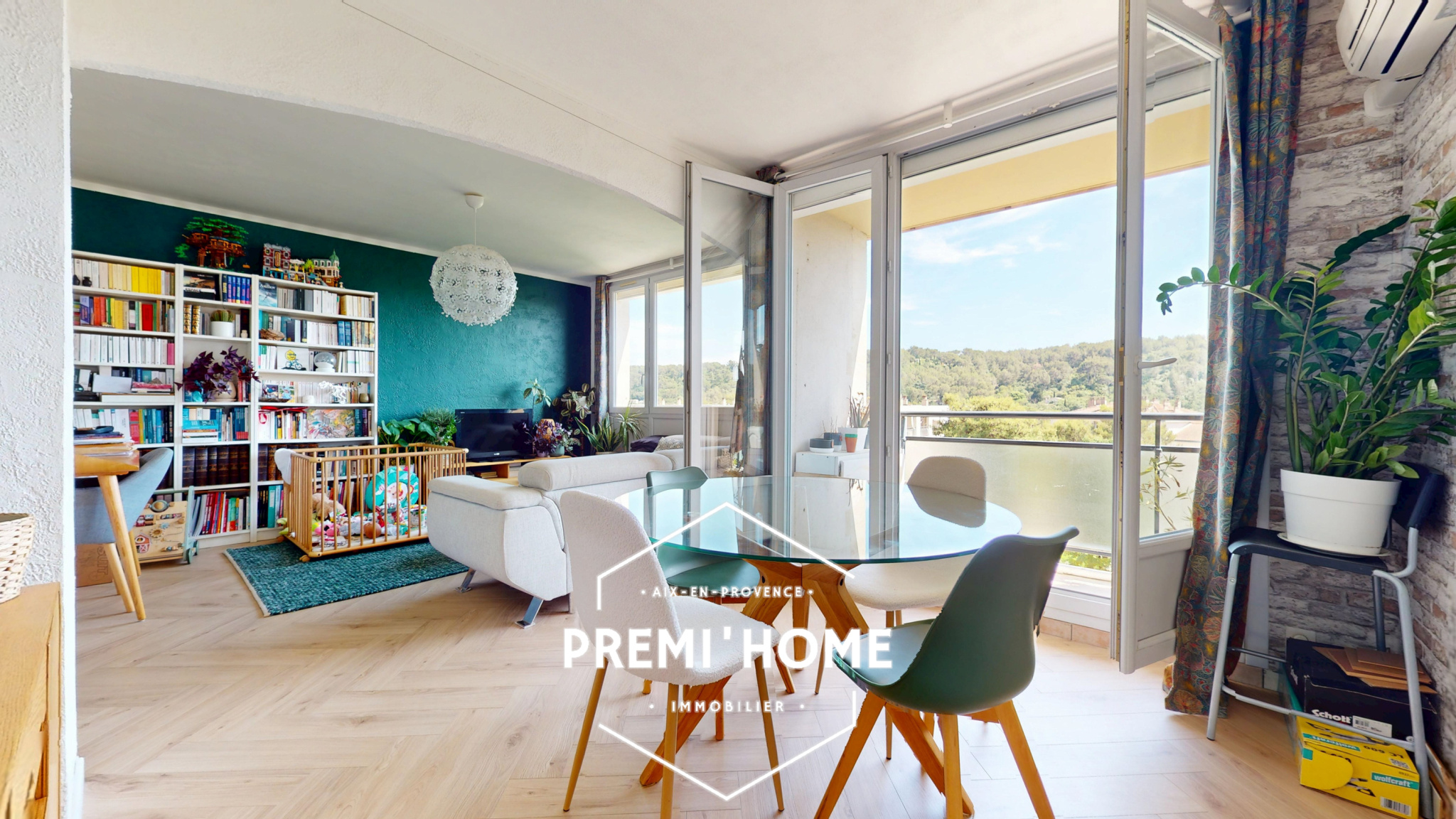 T3/4 A VENDRE DERNIER ETAGE AIX EN PROVENCE QUARTIER EST - Premi'home Agence immobilière Aix En Provence