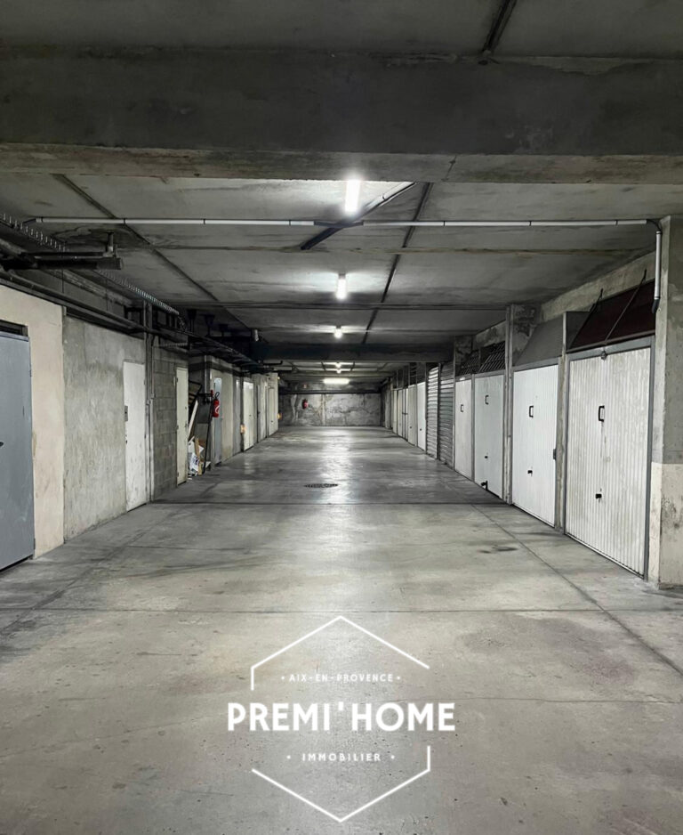 GARAGE A VENDRE AIX EN PROVENCE QUARTIER OUEST - Premi'home Agence immobilière Aix En Provence