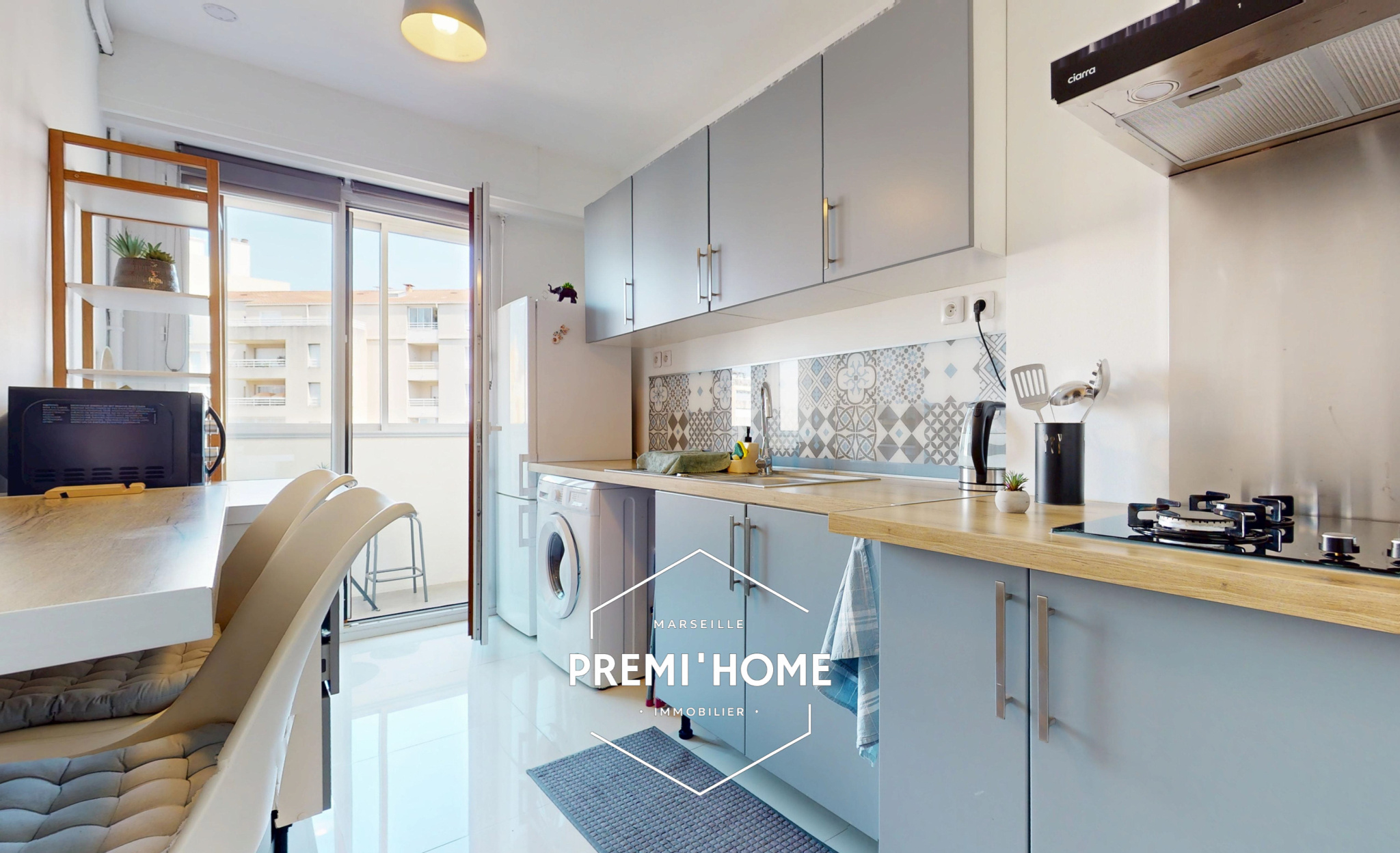A VENDRE T3 RENOVE A MARSEILLE 13004 CHUTES LAVIES - Premi'home Agence immobilière Aix En Provence