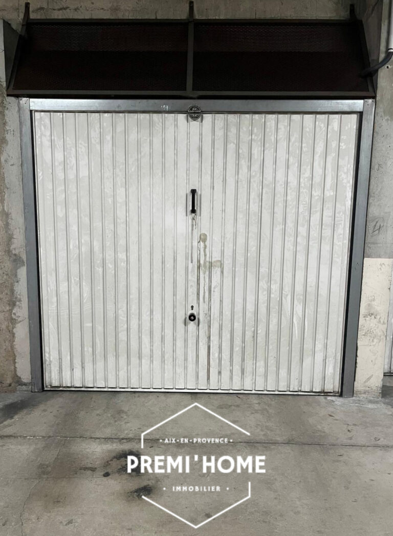 GARAGE A VENDRE AIX EN PROVENCE QUARTIER OUEST - Premi'home Agence immobilière Aix En Provence