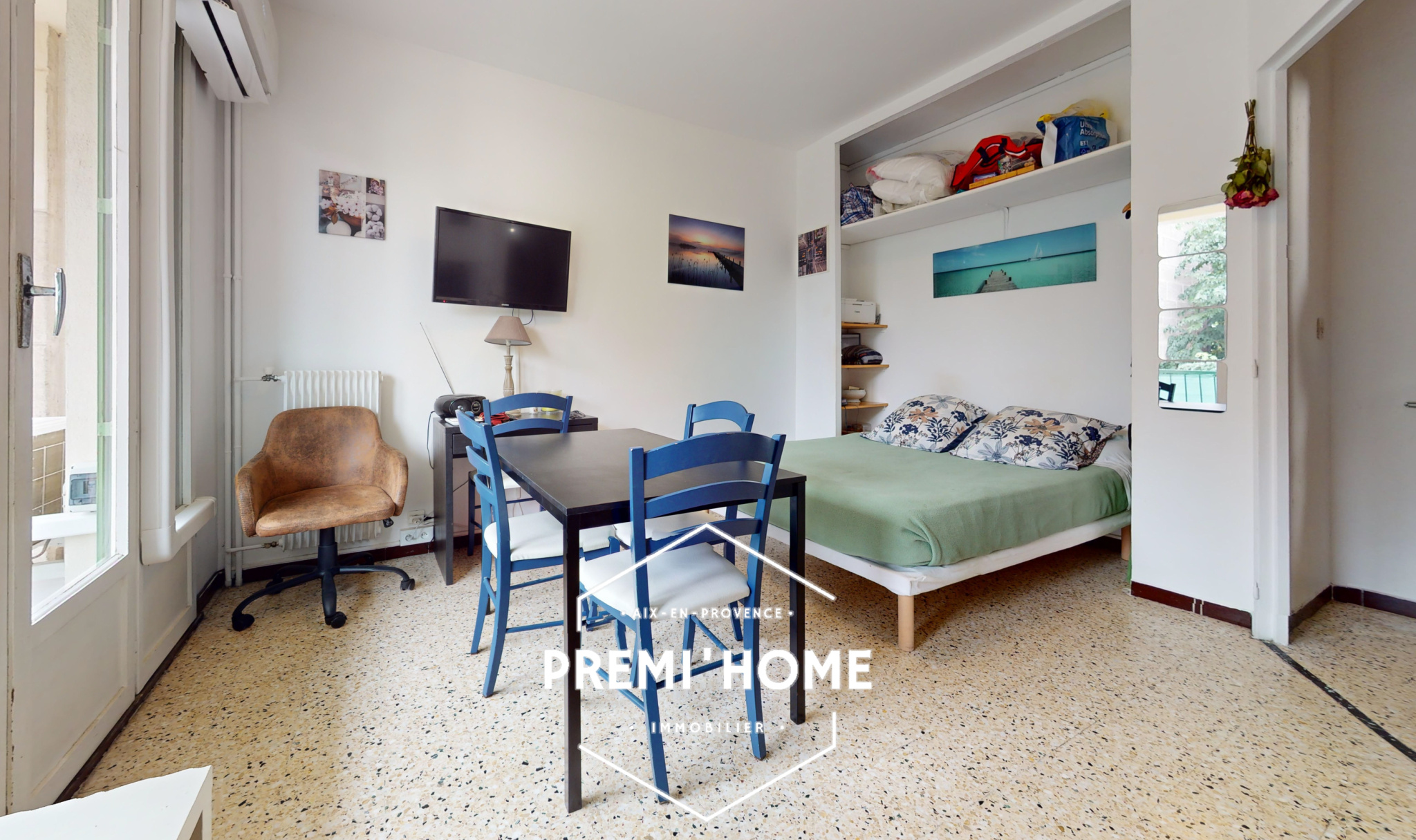 STUDIO A VENDRE AIX EN PROVENCE SUD PONT DE L&rsquo;ARC - Premi'home Agence immobilière Aix En Provence