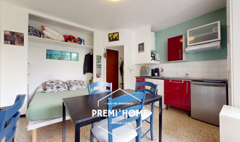 STUDIO A VENDRE AIX EN PROVENCE SUD PONT DE L&rsquo;ARC - Premi'home Agence immobilière Aix En Provence