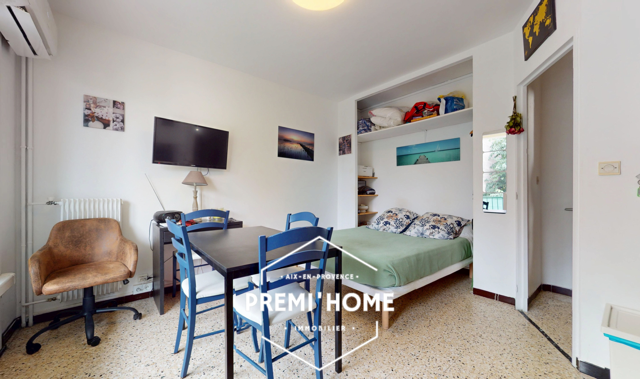 STUDIO A VENDRE AIX EN PROVENCE SUD PONT DE L&rsquo;ARC - Premi'home Agence immobilière Aix En Provence