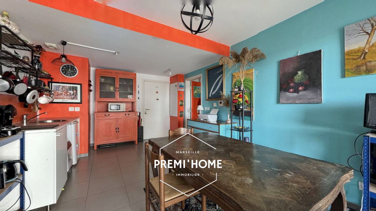 Appartement de 2 pièces de 41,5 m2 à Marseille - Premi'home Agence immobilière Aix En Provence