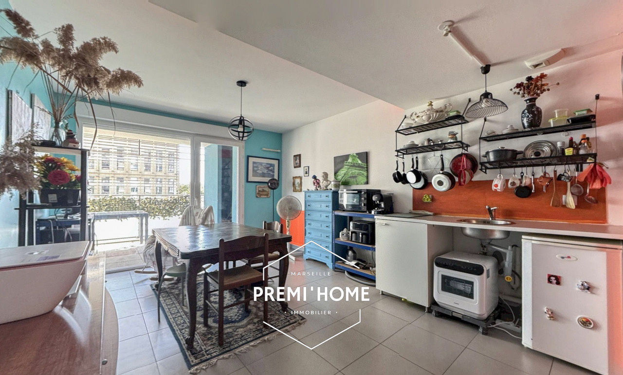 Appartement de 2 pièces de 41,5 m2 à Marseille - Premi'home Agence immobilière Aix En Provence