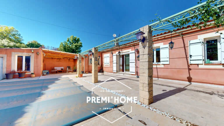 MAISON A VENDRE 4 CHAMBRES + STUDIO & PISCINE LUYNES - Premi'home Agence immobilière Aix En Provence