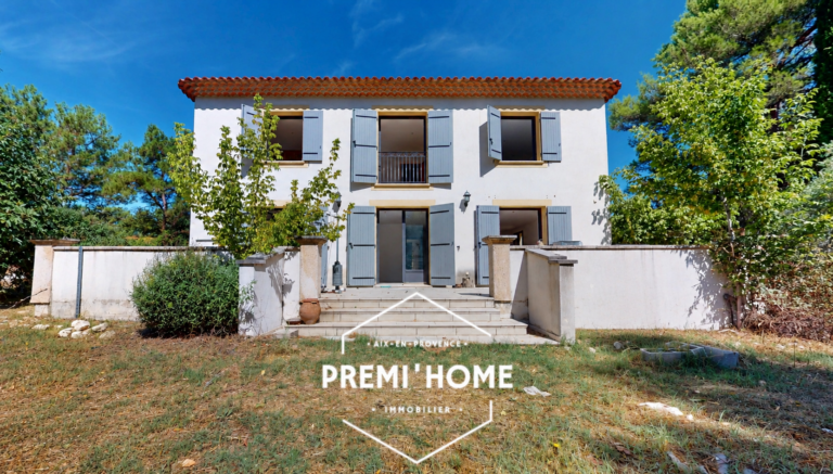 MAISON RECENTE A VENDRE A PUYRICARD - Premi'home Agence immobilière Aix En Provence