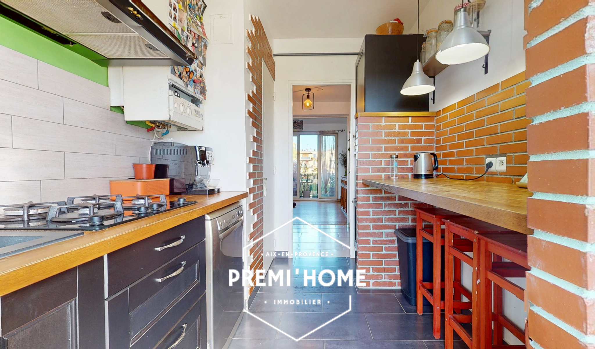 T3 PIGONNET VUE DEGAGEE & CALME A VENDRE - Premi'home Agence immobilière Aix En Provence