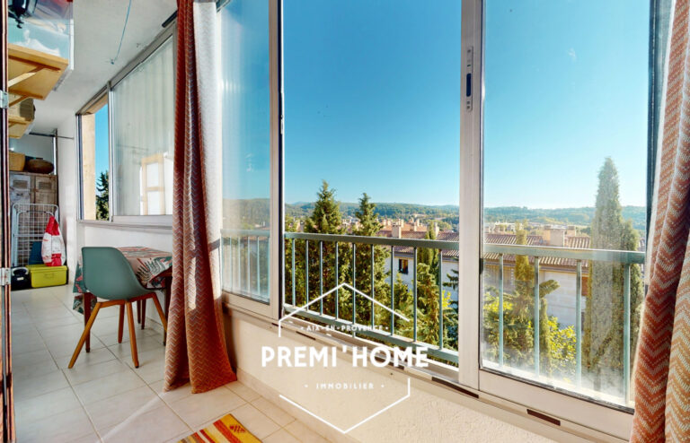 T3 PIGONNET VUE DEGAGEE & CALME A VENDRE - Premi'home Agence immobilière Aix En Provence
