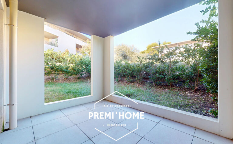A VENDRE T2 AVEC TERRASSE ET GARAGE AIX OUEST - Premi'home Agence immobilière Aix En Provence