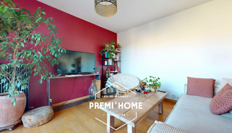 T3 PIGONNET VUE DEGAGEE & CALME A VENDRE - Premi'home Agence immobilière Aix En Provence