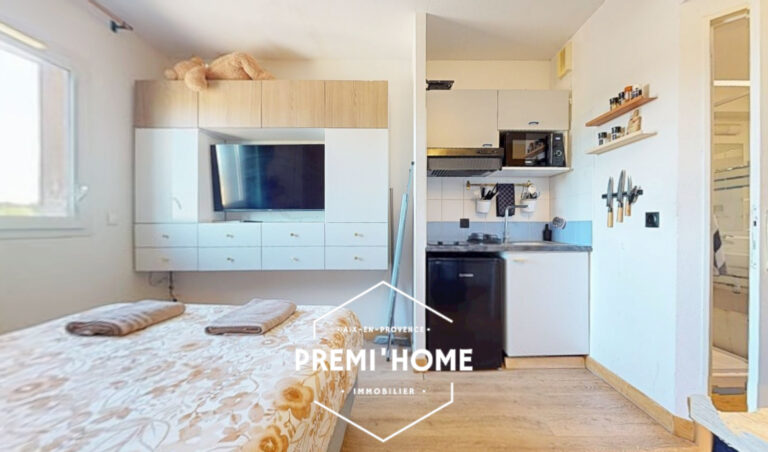 STUDIO MEUBLE A VENDRE AIX CELONY - Premi'home Agence immobilière Aix En Provence
