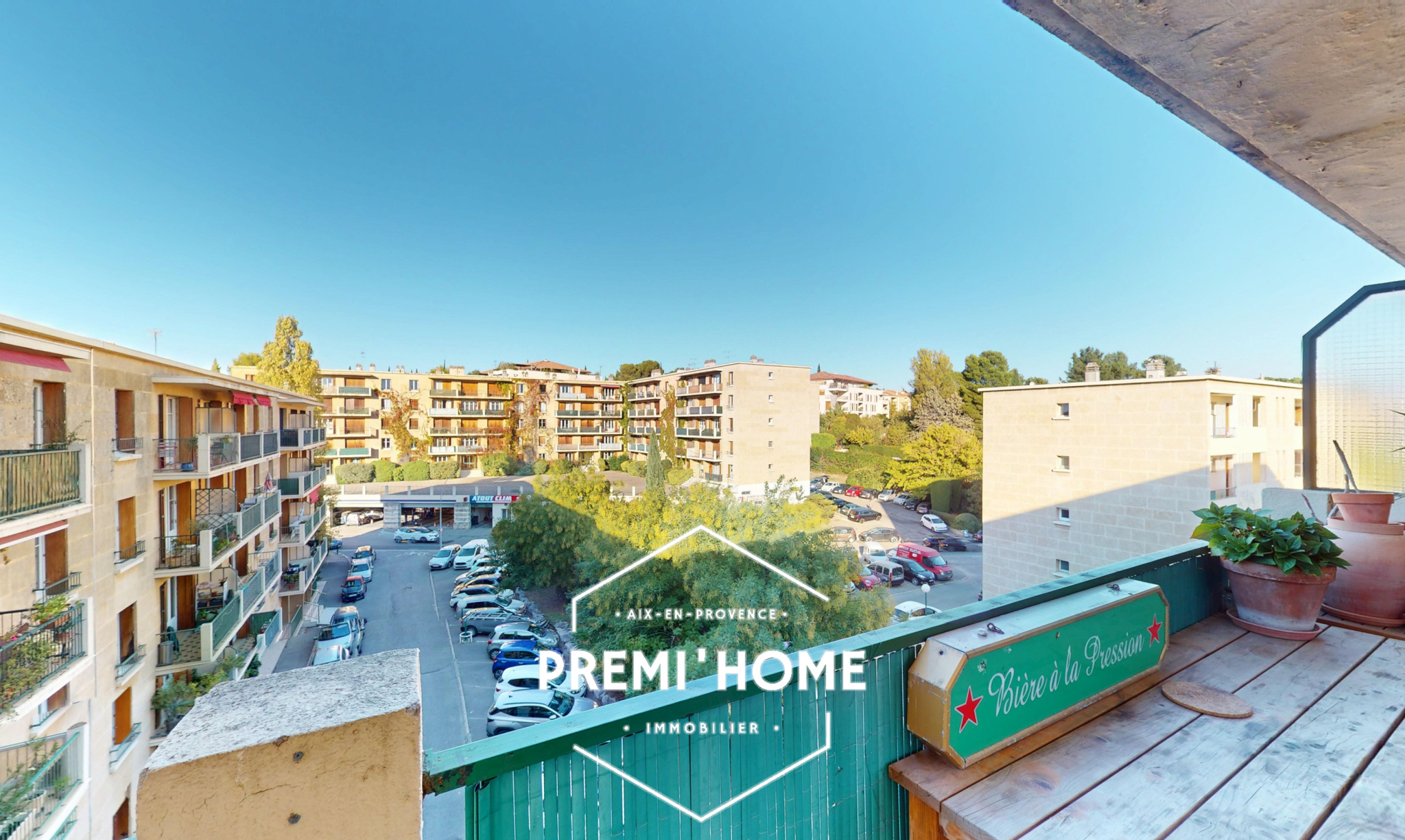 T3 PIGONNET VUE DEGAGEE & CALME A VENDRE - Premi'home Agence immobilière Aix En Provence