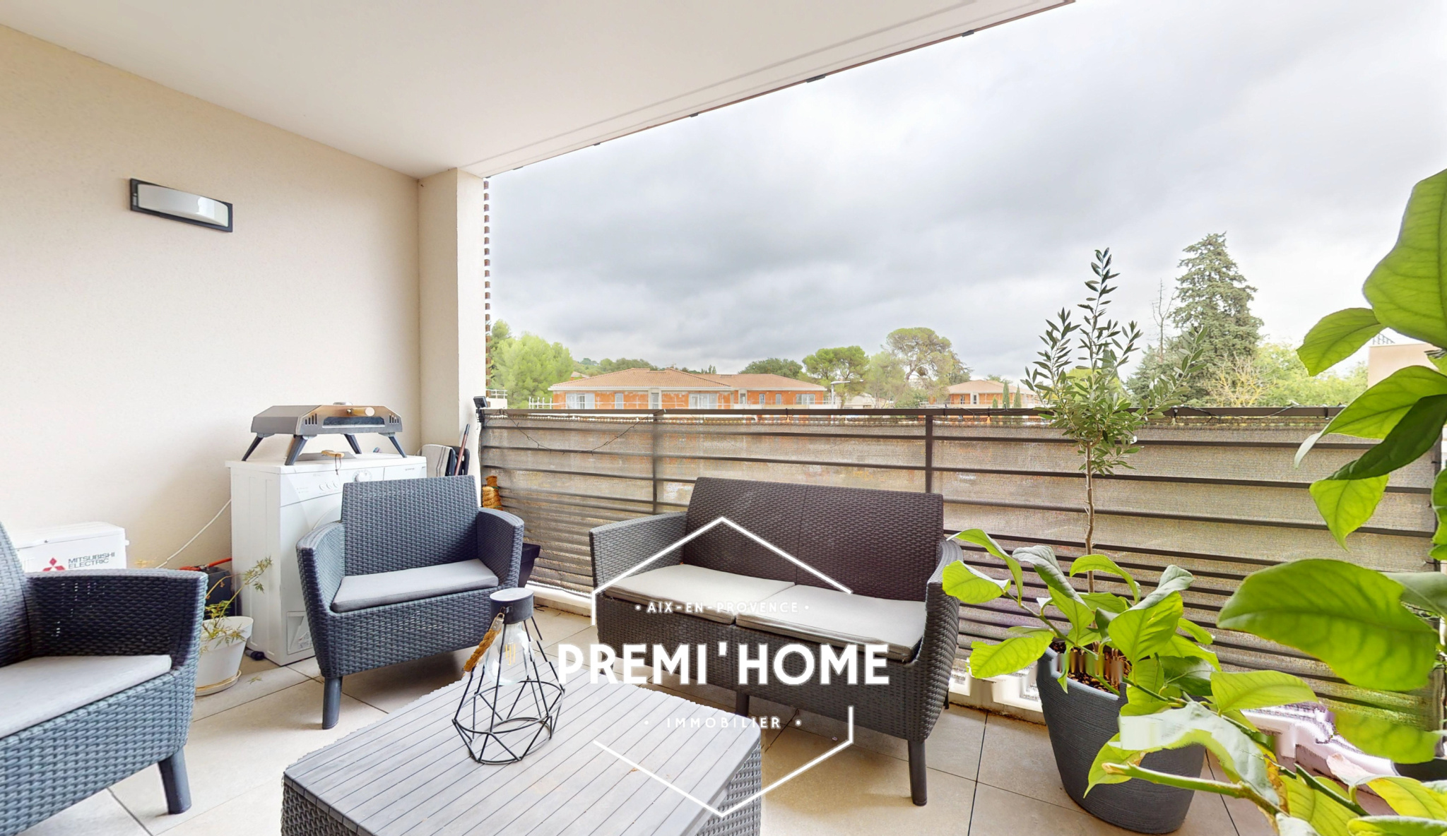 T3 AVEC TERRASSE VUE SAINTE VICTOIRE GARAGE AIX OUEST - Premi'home Agence immobilière Aix En Provence