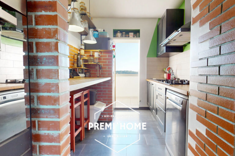T3 PIGONNET VUE DEGAGEE & CALME A VENDRE - Premi'home Agence immobilière Aix En Provence