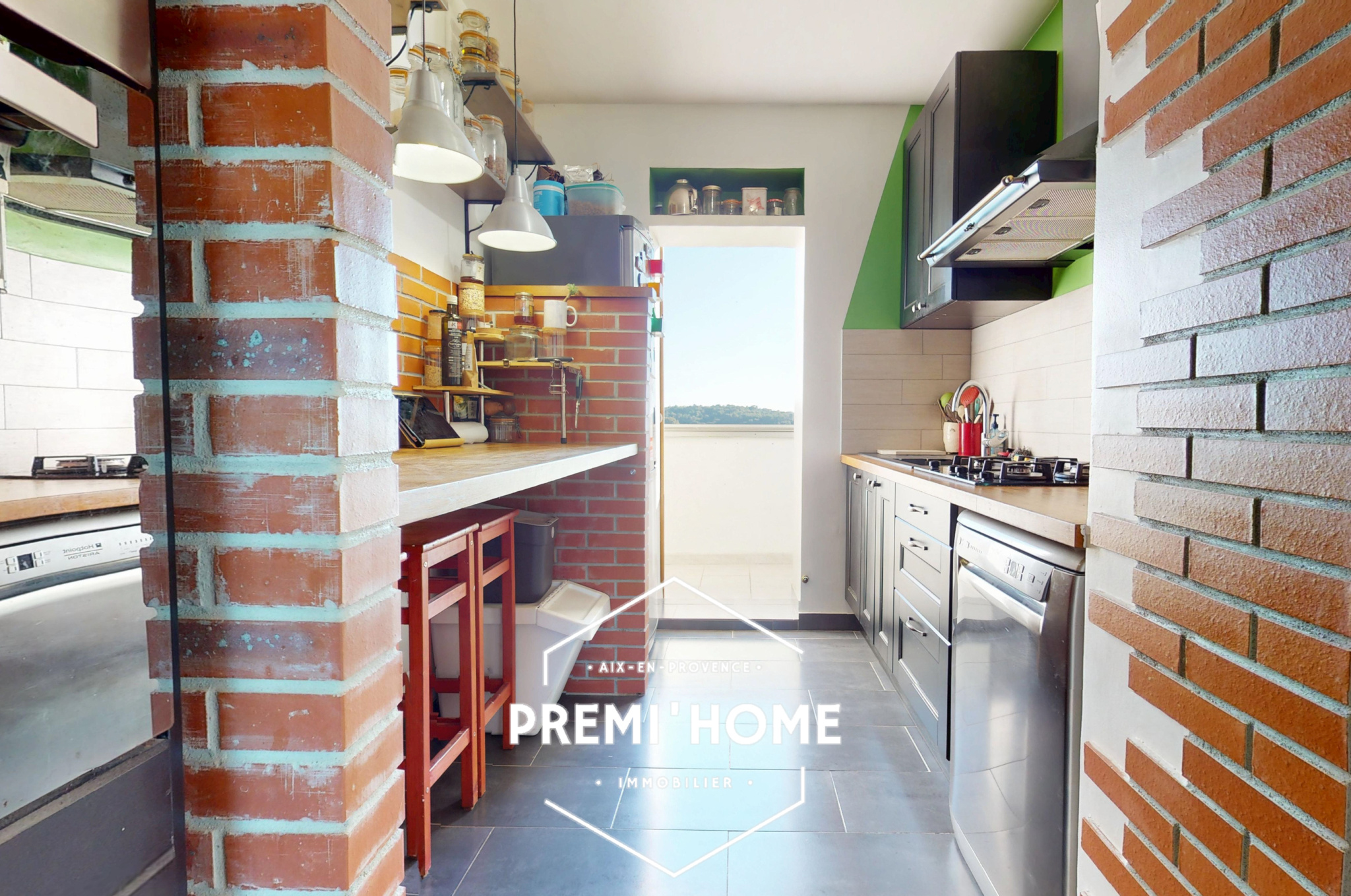 T3 PIGONNET VUE DEGAGEE & CALME A VENDRE - Premi'home Agence immobilière Aix En Provence