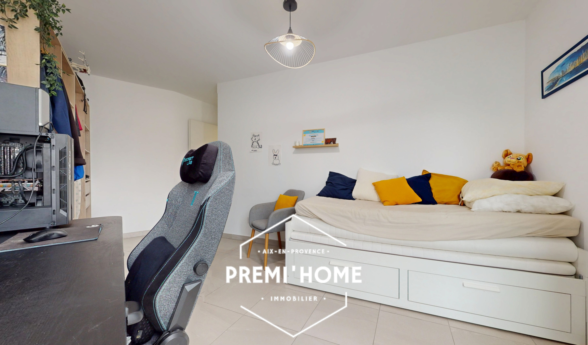 T3 AVEC TERRASSE VUE SAINTE VICTOIRE GARAGE AIX OUEST - Premi'home Agence immobilière Aix En Provence
