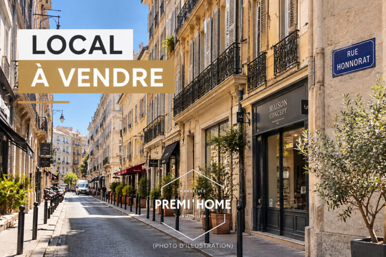 LOCAL COMMERCIAL MARSEILLE 1ER A VENDRE - Premi'home Agence immobilière Aix En Provence