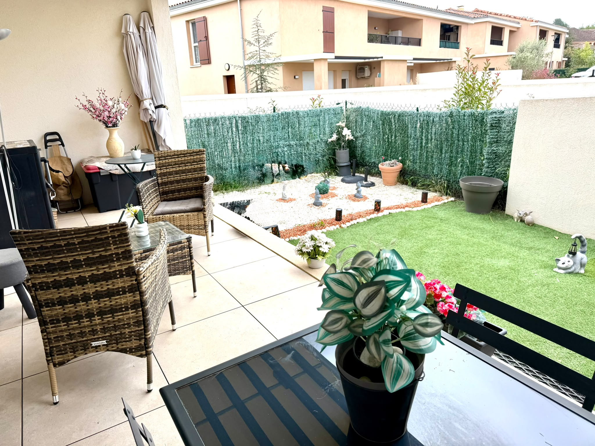 SAINT-MAXIMIN-LA-SAINTE-BAUME T3 AVEC JARDIN ET TERRASSE - Premi'home Agence immobilière Aix En Provence