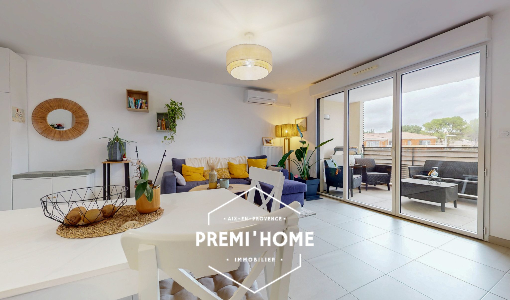 T3 AVEC TERRASSE VUE SAINTE VICTOIRE GARAGE AIX OUEST - Premi'home Agence immobilière Aix En Provence