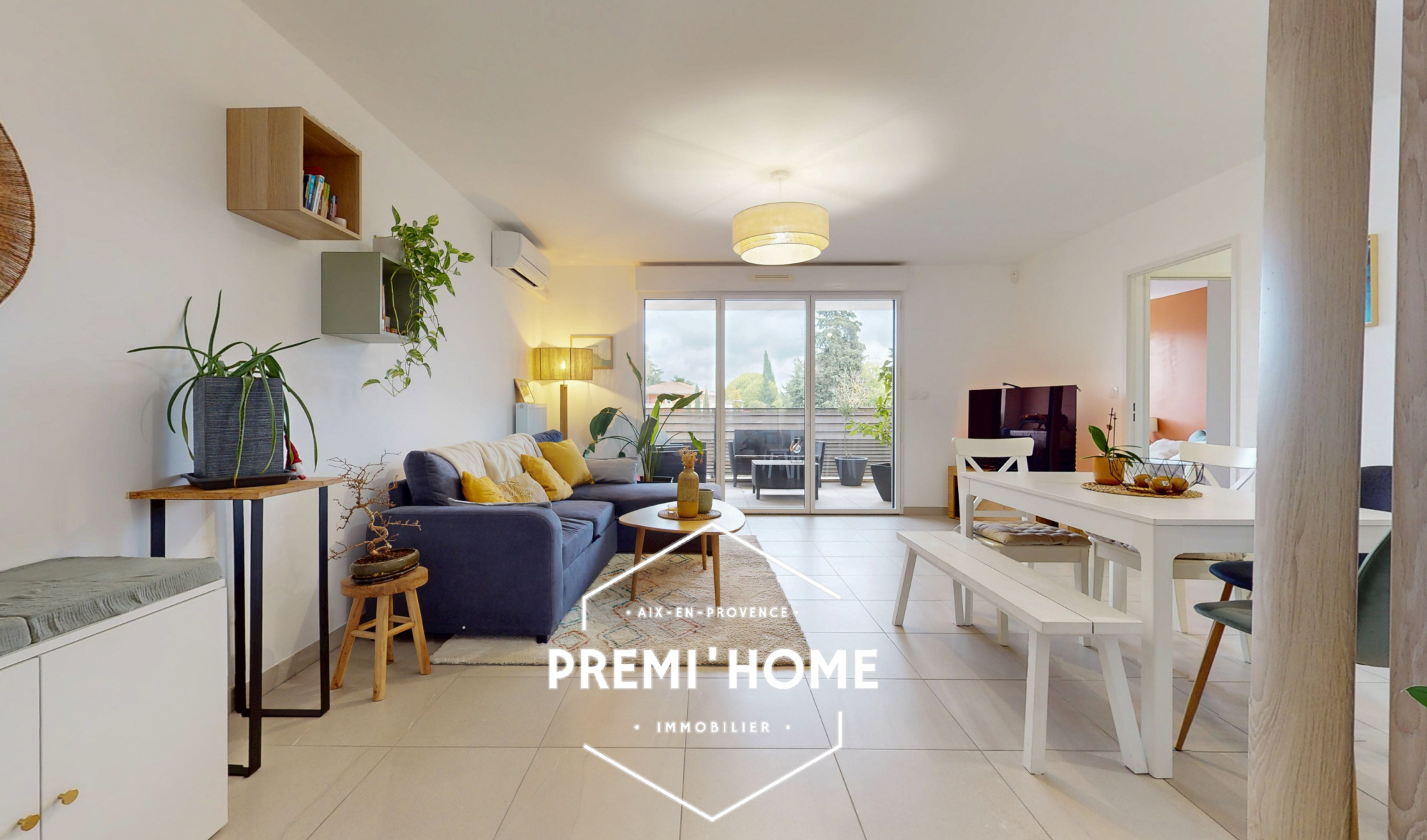 T3 AVEC TERRASSE VUE SAINTE VICTOIRE GARAGE AIX OUEST - Premi'home Agence immobilière Aix En Provence