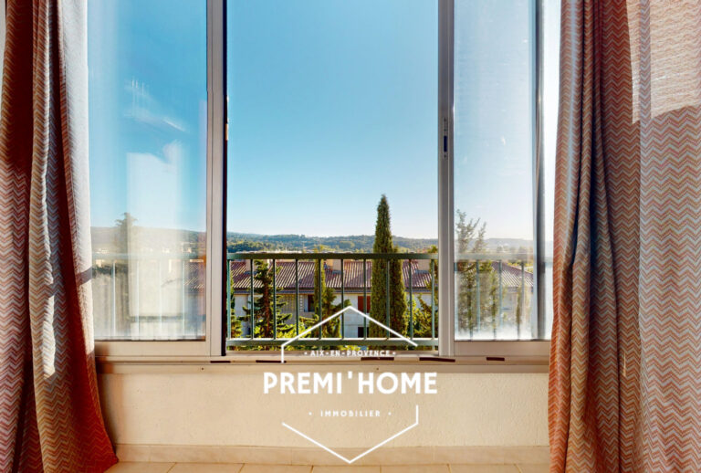 T3 PIGONNET VUE DEGAGEE & CALME A VENDRE - Premi'home Agence immobilière Aix En Provence