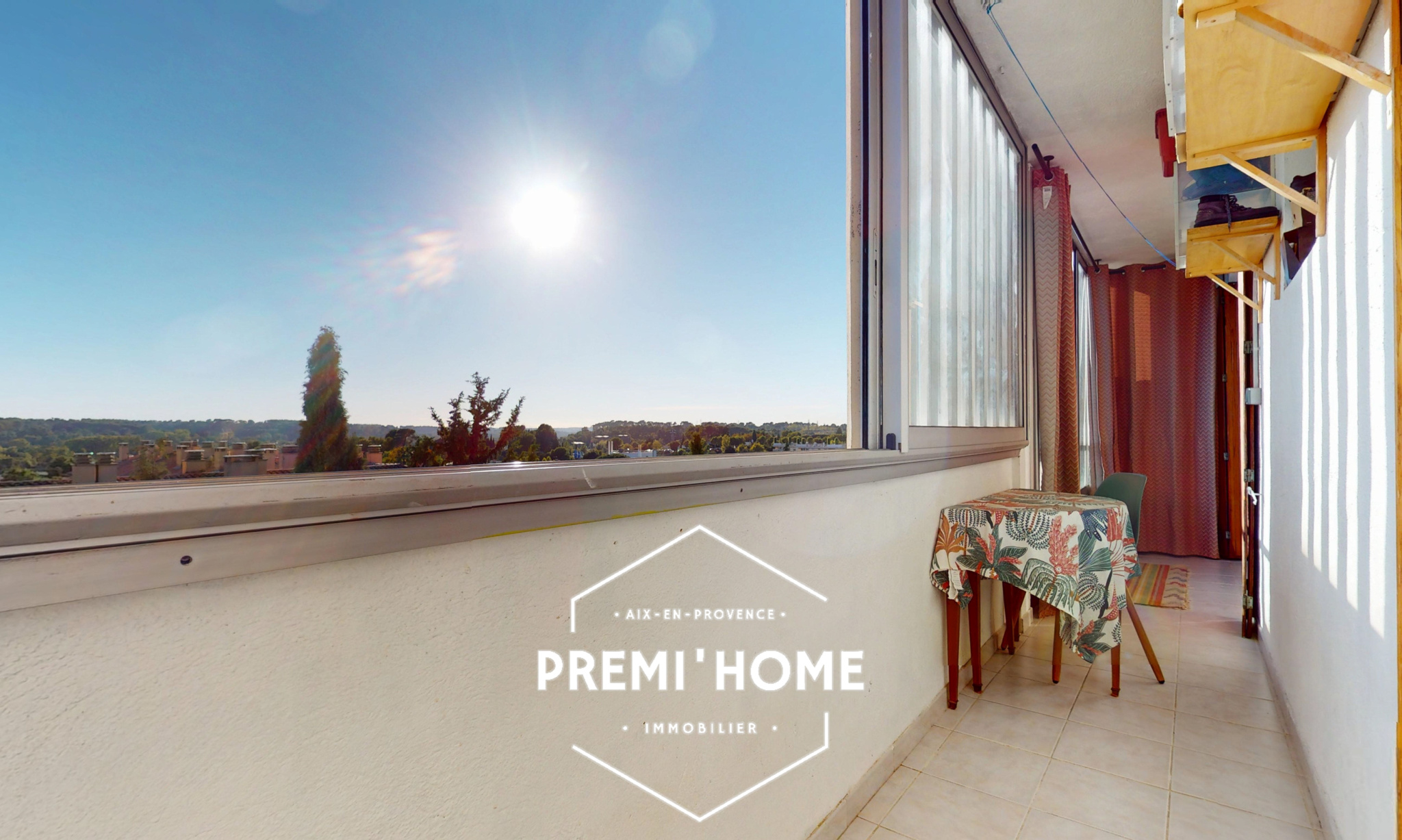 T3 PIGONNET VUE DEGAGEE & CALME A VENDRE - Premi'home Agence immobilière Aix En Provence