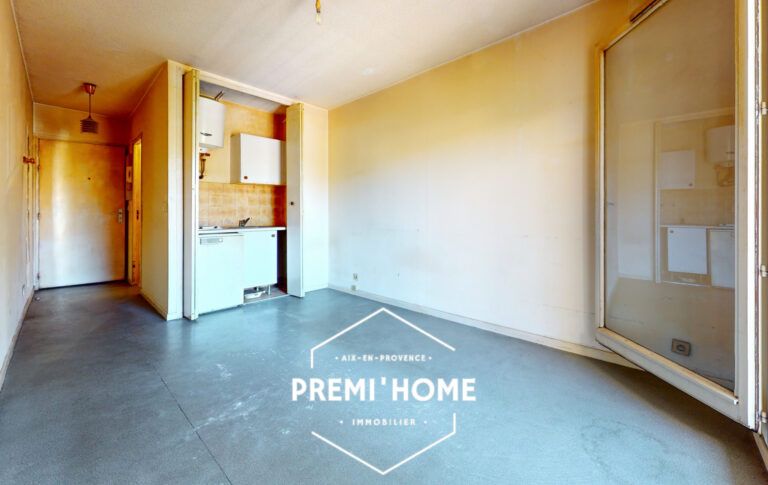 STUDIO A RENOVER A VENDRE VASARELY AIX EN PROVENCE - Premi'home Agence immobilière Aix En Provence