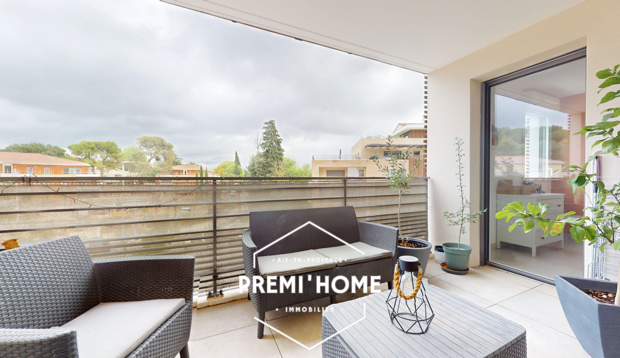 T3 AVEC TERRASSE VUE SAINTE VICTOIRE GARAGE AIX OUEST - Premi'home Agence immobilière Aix En Provence